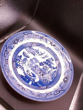 Set of 3 Blue Willow Ware Churchill England Vegetable Serving Bowl 9"
